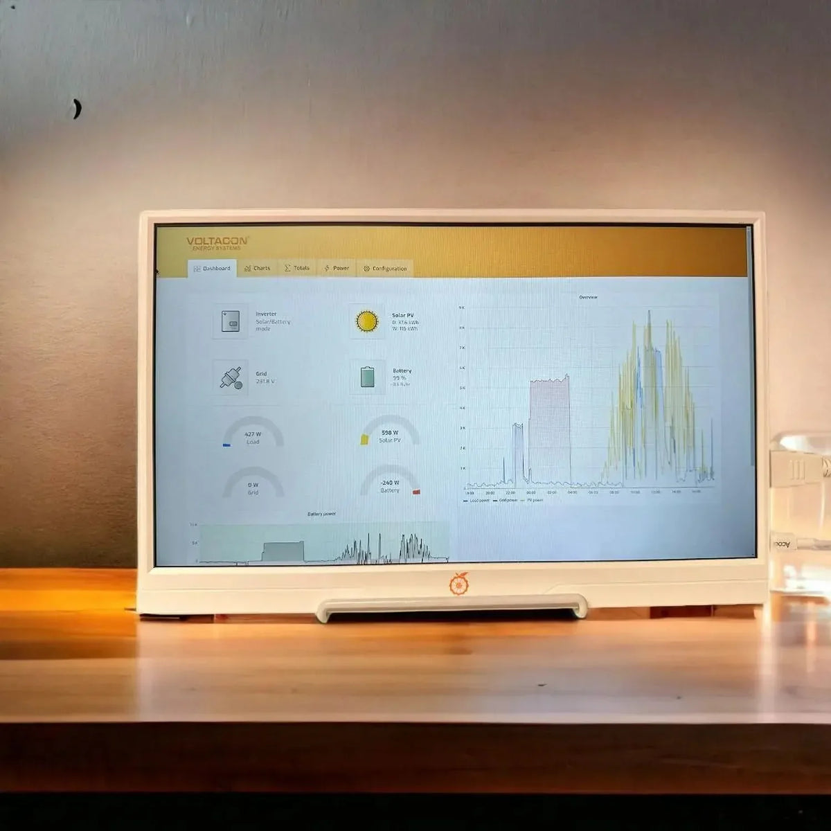 14'' 1080P IPS Portable Monitor HDMI USB-C | Solar Assistant Display
