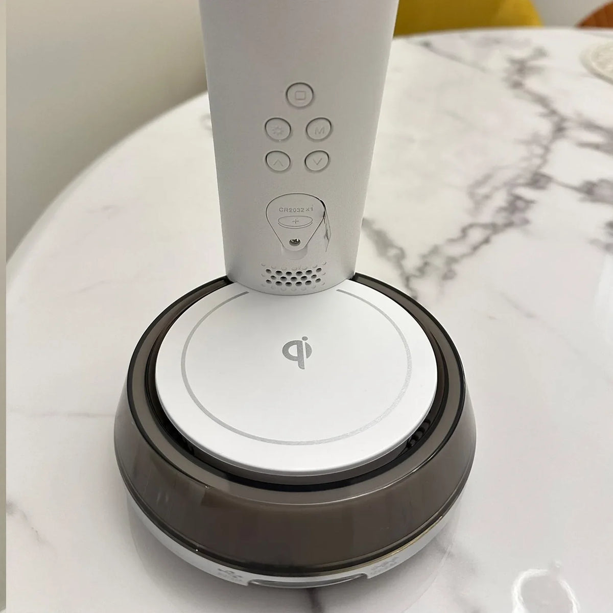 OttLite Wellness LED Desk Lamp with Clock & Qi Wireless Charging