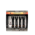 Duracell Durabeam LED Torch 1500lm Aluminium | 4 Pack With Batteries