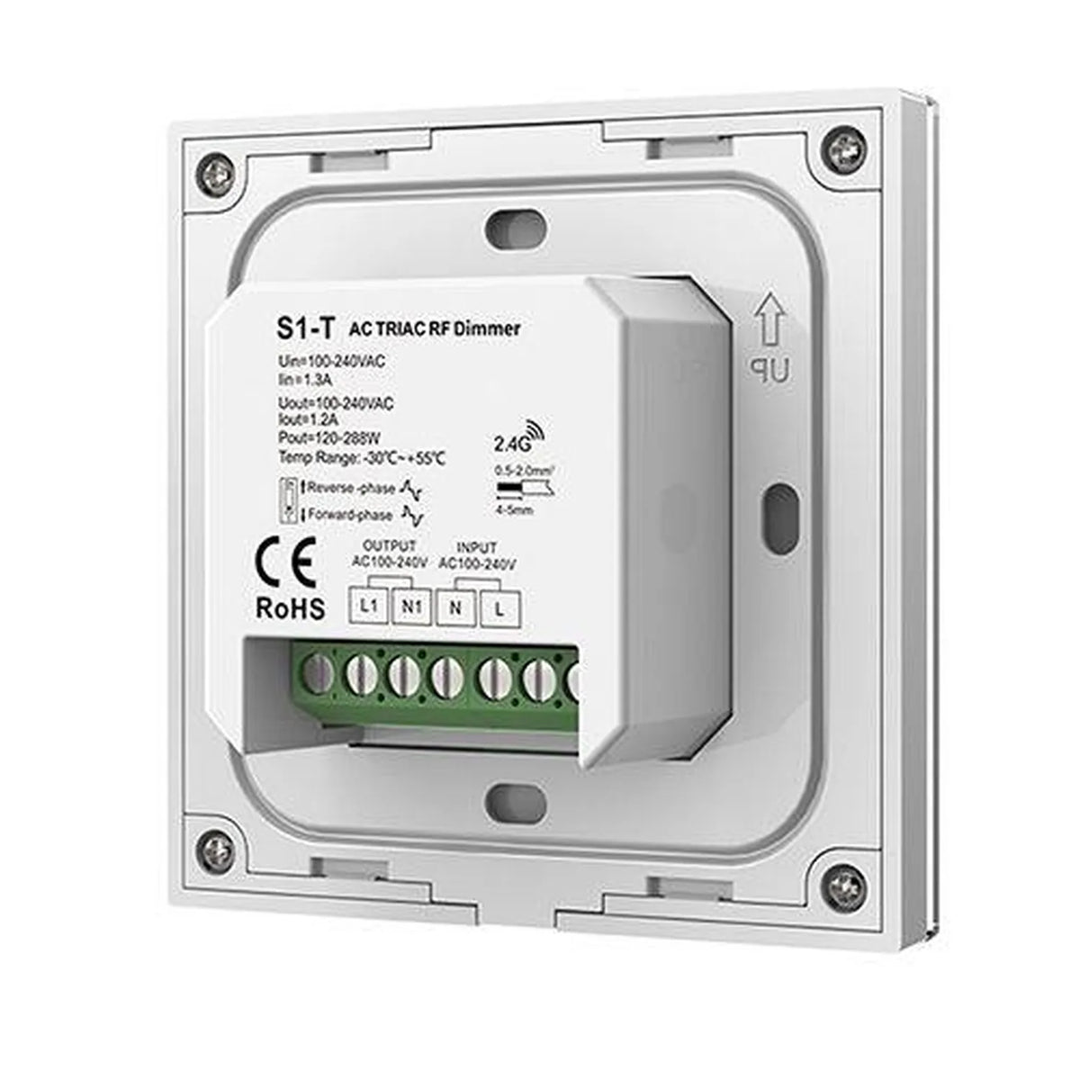 LED Touch Dimmer Switch AC Triac 100-240V | Ledison S1-T