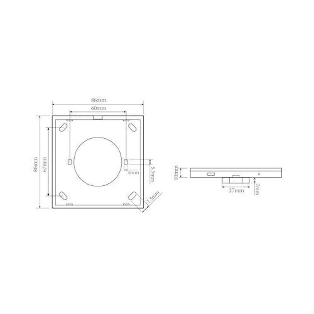 DALI Touch Panel Dimmer Switch Controller | Euchips P02