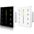 RGB LED Controller 4 Zone Touch Glass Panel DMX512 100-240VAC | Ledison
