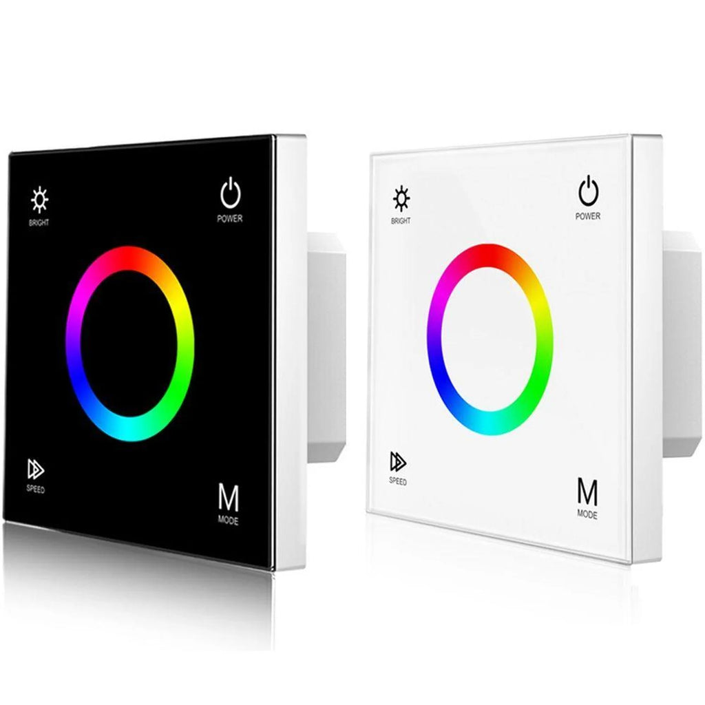 RGB LED Touch Dimmer Switch 12-24V DC Glass Panel | Ledison