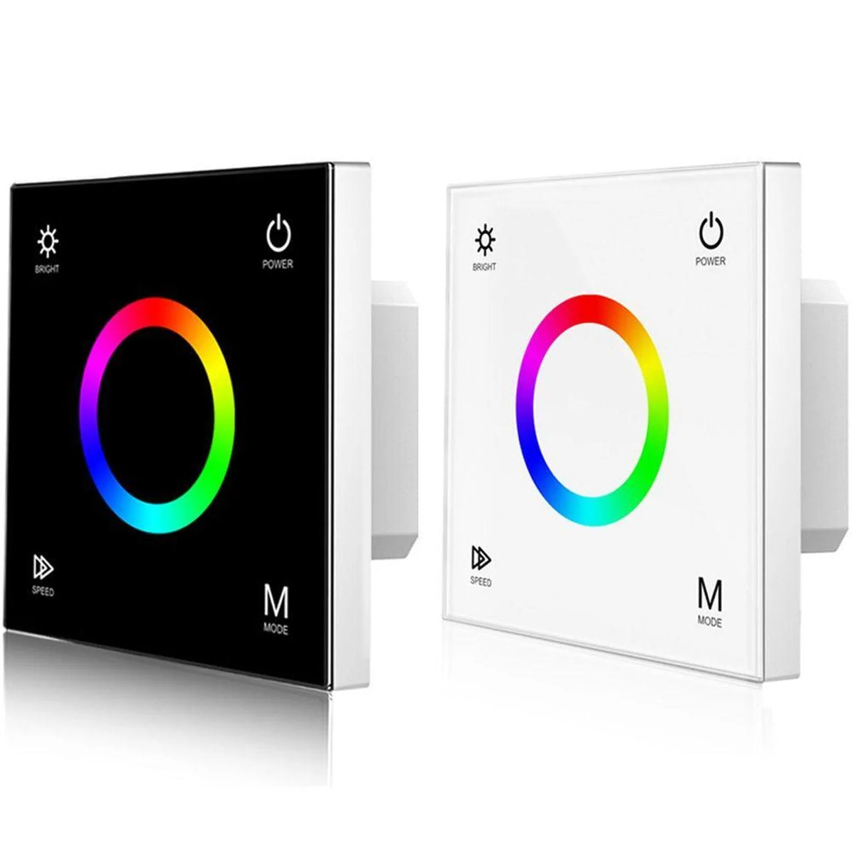 RGB LED Touch Dimmer Switch 12-24V DC Glass Panel | Ledison