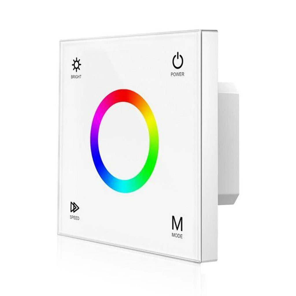 RGB LED Touch Dimmer Switch 12-24V DC Glass Panel | Ledison