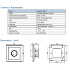 EUCHIPS 1-10V LED Wall Dimmer Switch | Rotary On/Off Control