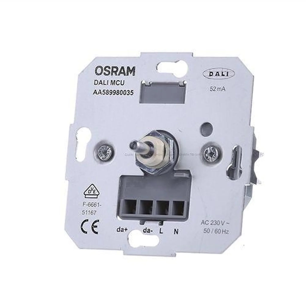 DALI MCU Rotary Dimmer Switch White | Osram DALI MCU TW G2