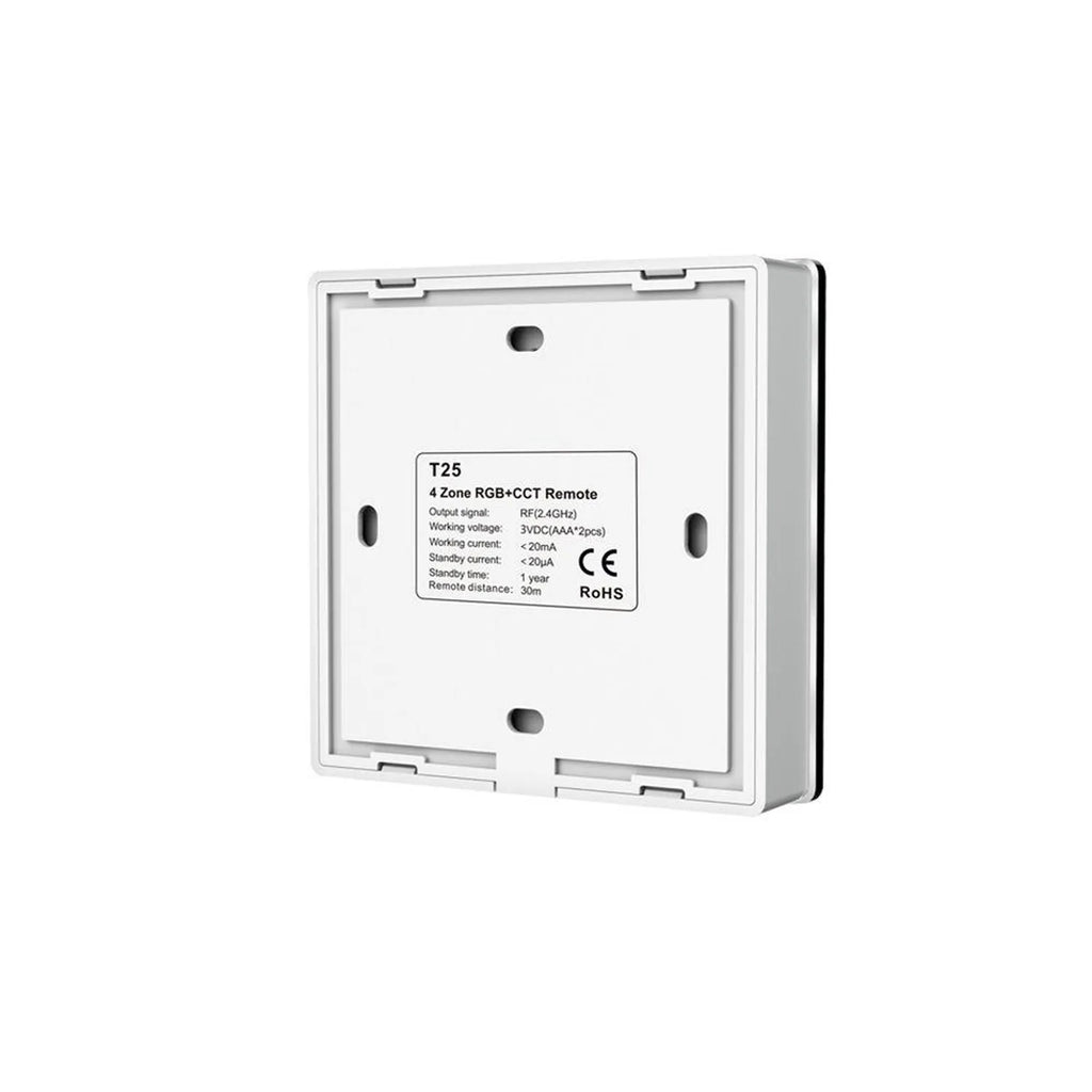 4 Zone RGB+CCT Wireless Remote Dimmer Switch T25 | Ledison
