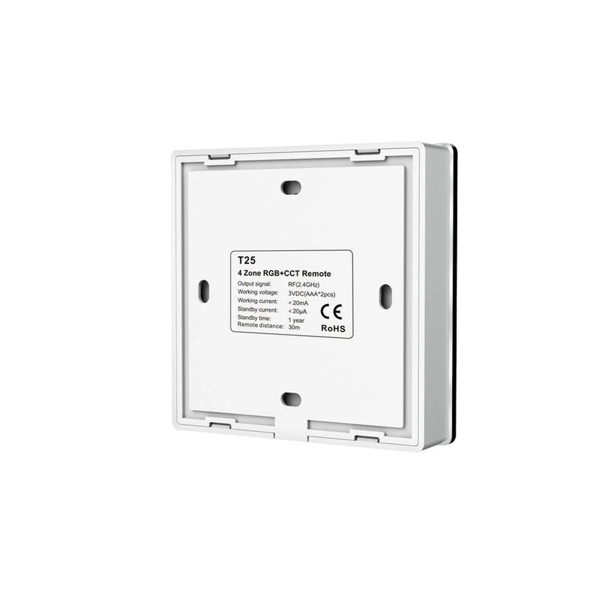 4 Zone RGB+CCT Wireless Remote Dimmer Switch T25 | Ledison