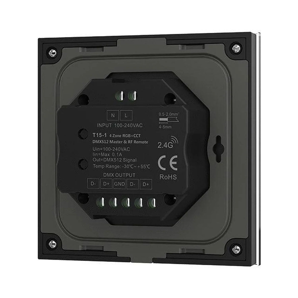 LED RGB CCT Touch Dimmer Controller 4 Zones | Ledison T15-1