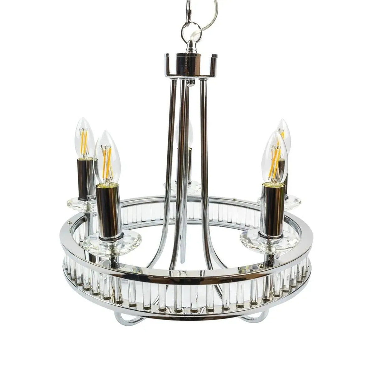 Crystal LED Chandelier 5-Light Dimmable E14 | Ledison