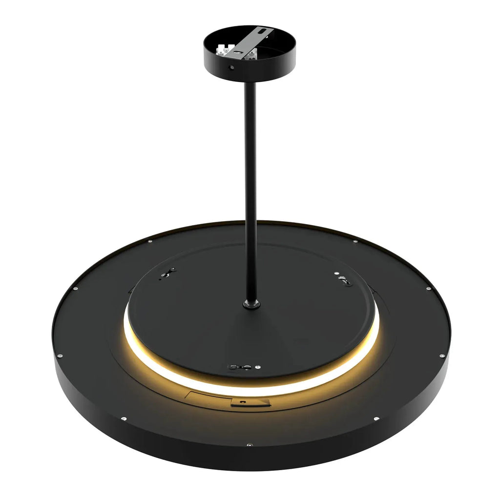 LunaRing Rod-Mounted Ceiling Light Pendant 30-50W Tri-Colour | Ledison