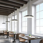 LunaRing Rod-Mounted Ceiling Light Pendant 30-50W Tri-Colour | Ledison