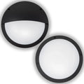Nova LED Bulkhead 10W IP65 Tri-Colour Full & Half Moon | Ledison