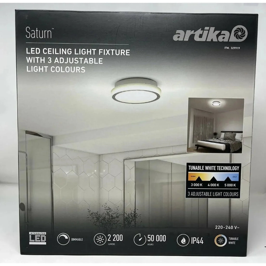Artika Saturn Flush Mount LED Ceiling Light 25W 1750lm Dimmable