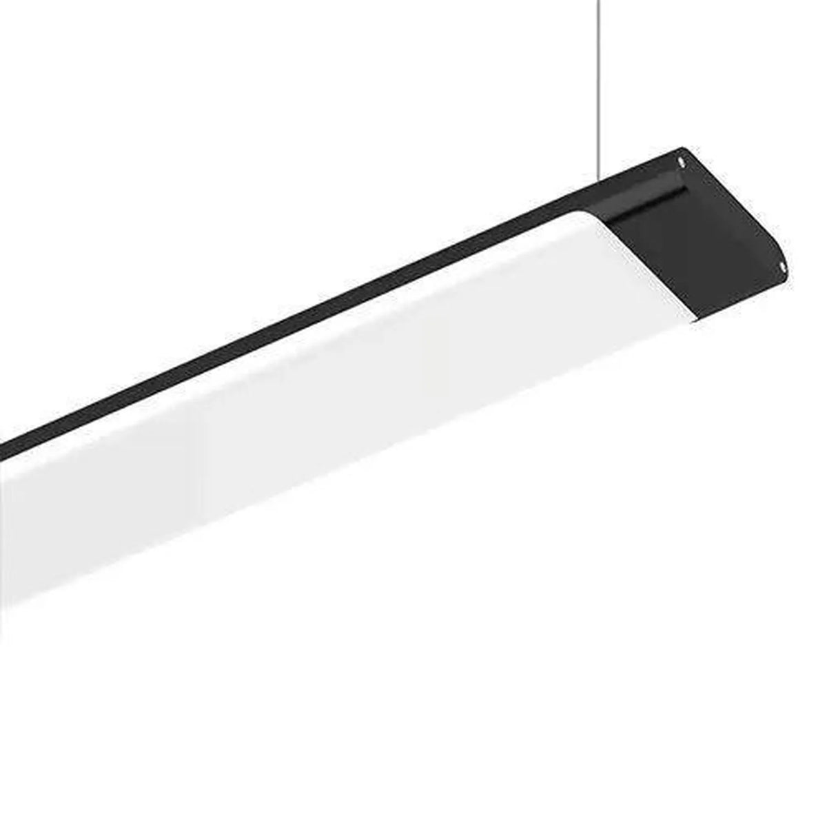 LED Batten Light 120cm 40W Dimmable Black | Voltaled Uranus