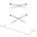 White Triumph LED Fitting Connectors | L-Shape T-Shape X-Shape