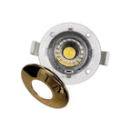 Fire Rated LED Downlight 7W IP65 Gold Bezel | Ledison Calipso