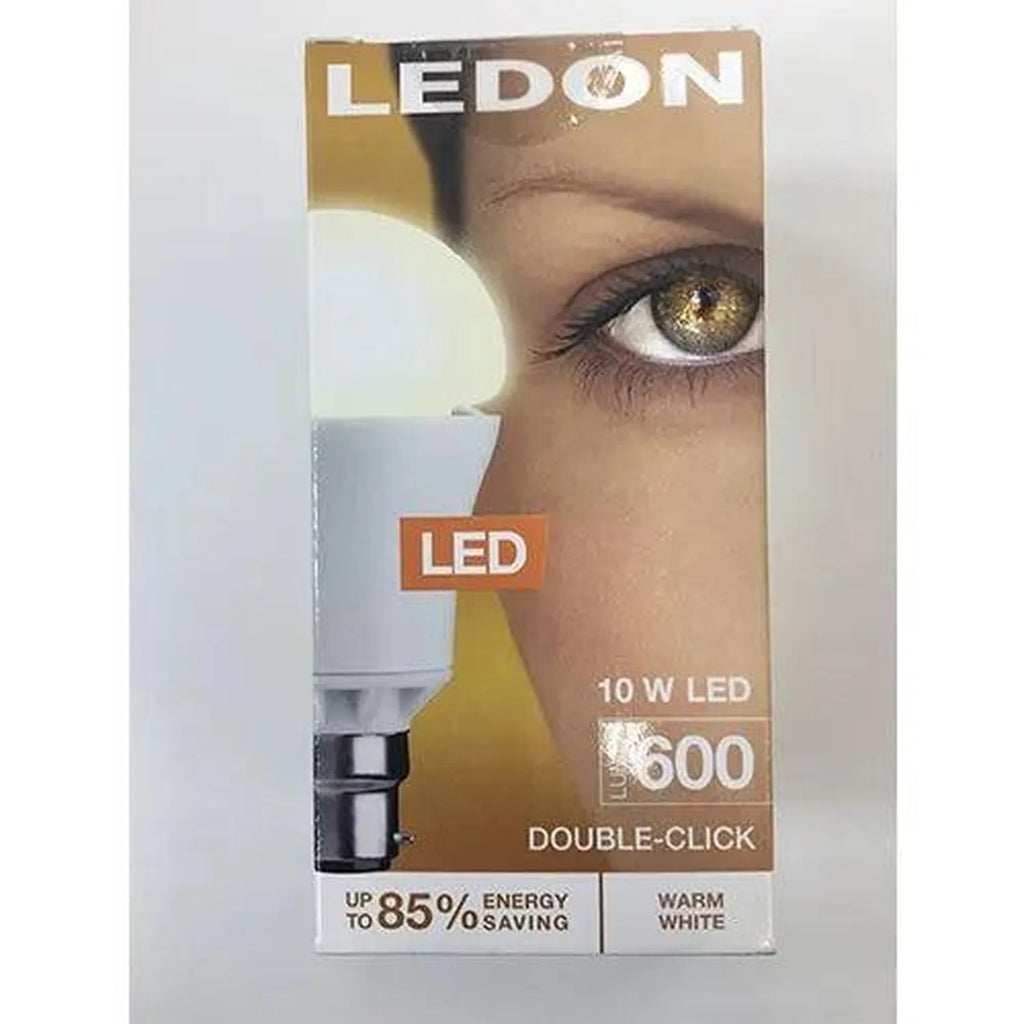 10W B22 LED Light Bulb 600lm Warm White | LEDON