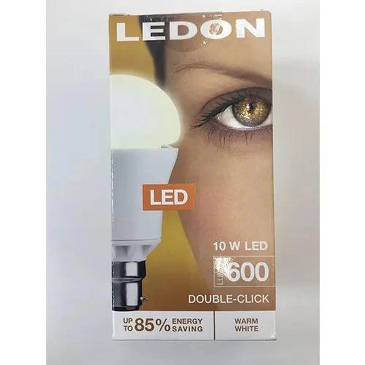 LEDON 10W B22 LED Bulb 600lm 2700K CRI90 Double Click Dimmable