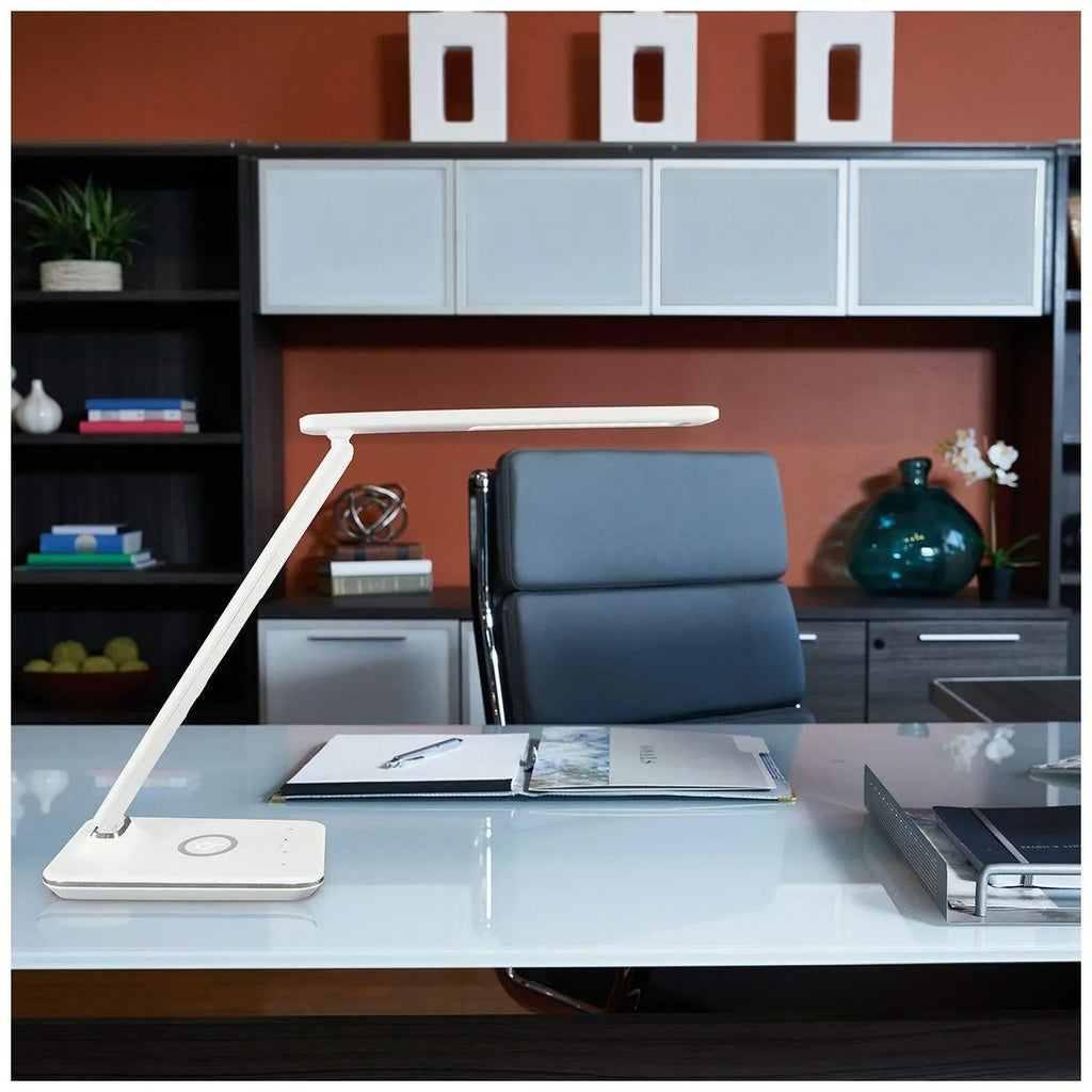 LED Desk Lamp with Wireless Charger Dimmable | Ledison Explorer