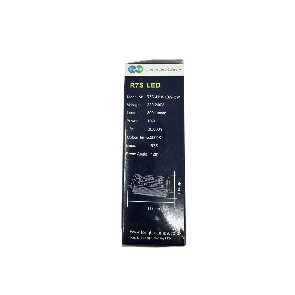 R7S LED Bulb 10W 118mm Cool White Halogen Replacement | Ledison