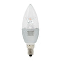 5.5W LED Candle Bulb Clear Dome E14 Dimmable 2700K | Ledison