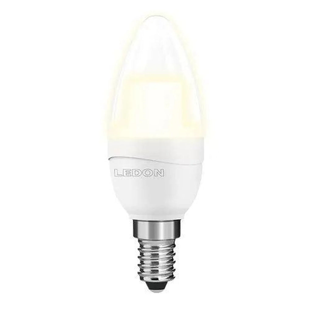 LED Candle Bulb 5W E14 2000K Dimmable | Ledon Clear Cover