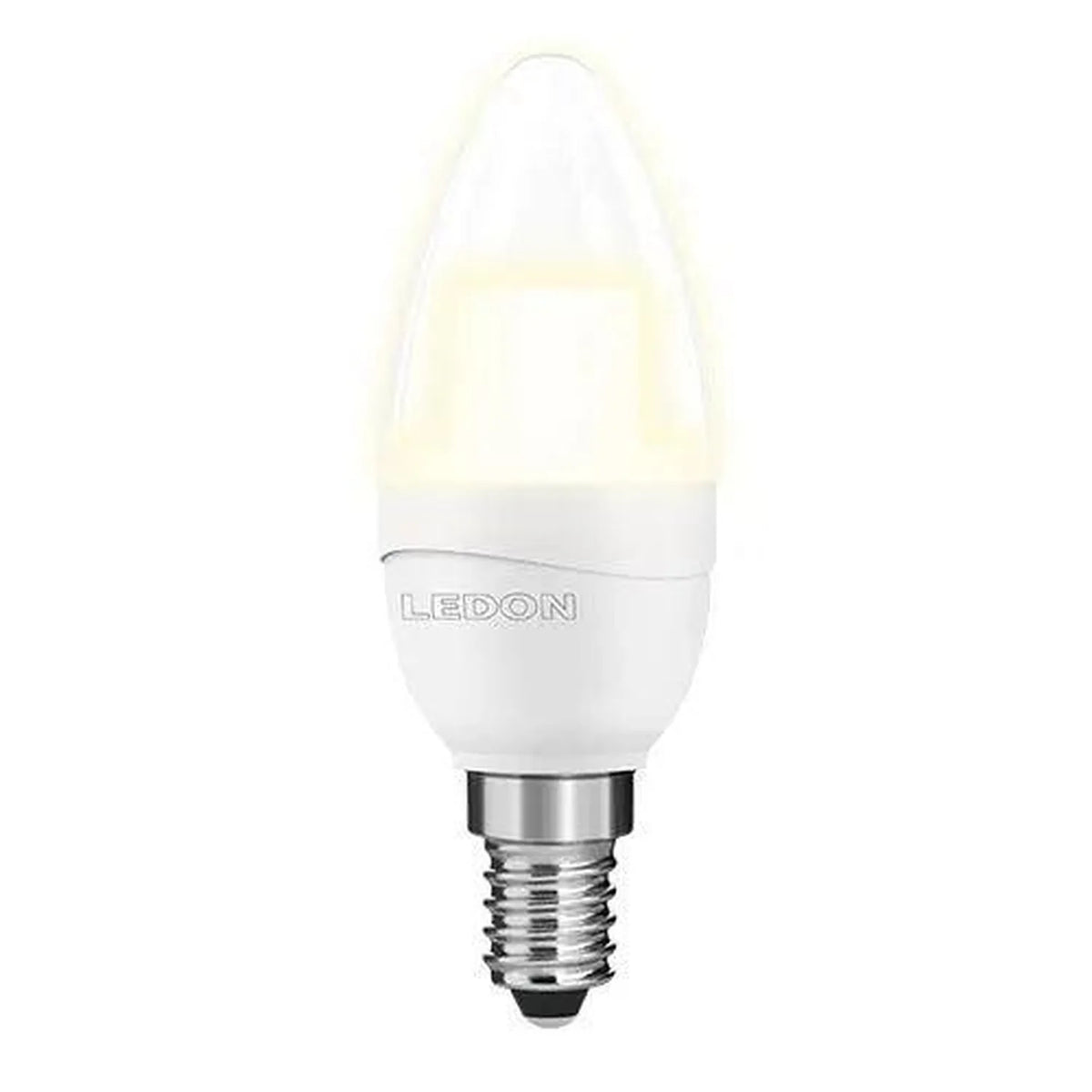 LED Candle Bulb 5W E14 2000K Dimmable | Ledon Clear Cover