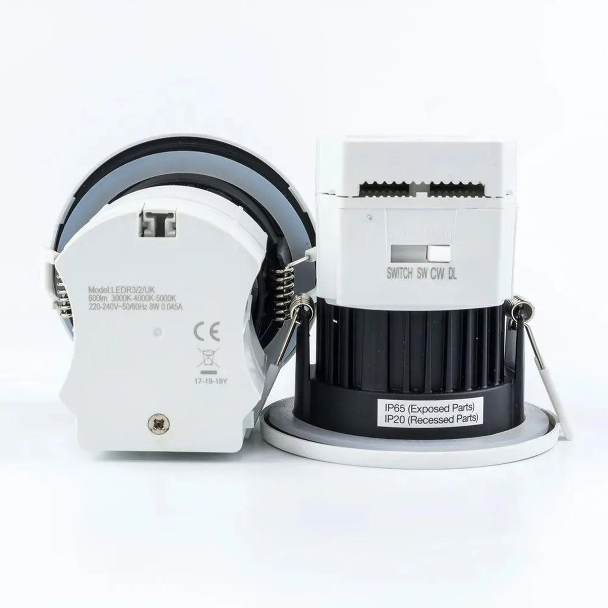 Altair Twin Pack Fire Rated LED Downlight 8W Tri-Colour IP65