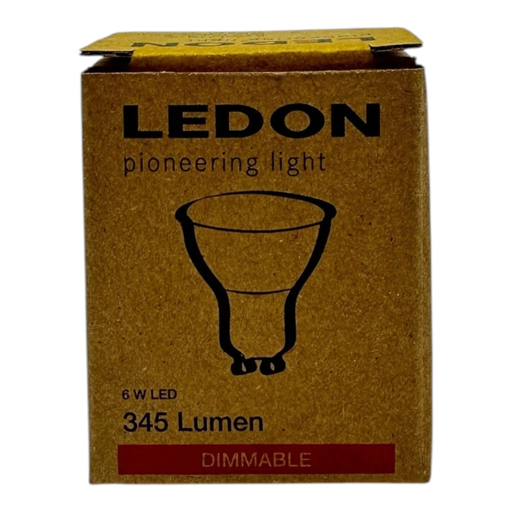 LED GU10 Bulb 6W 2700K Warm White Dimmable | Ledon