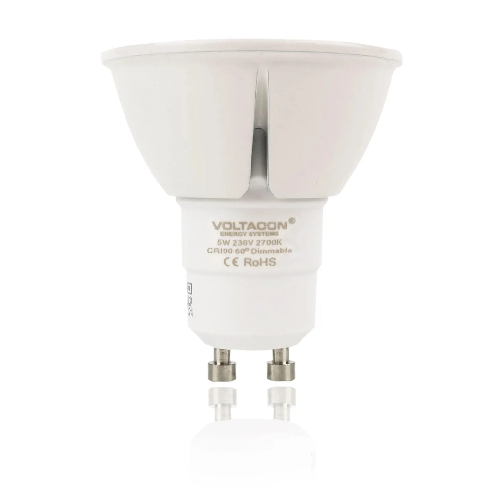 GU10 LED Spot Bulb 5W 3000K Dimmable 60° Beam | Ledison
