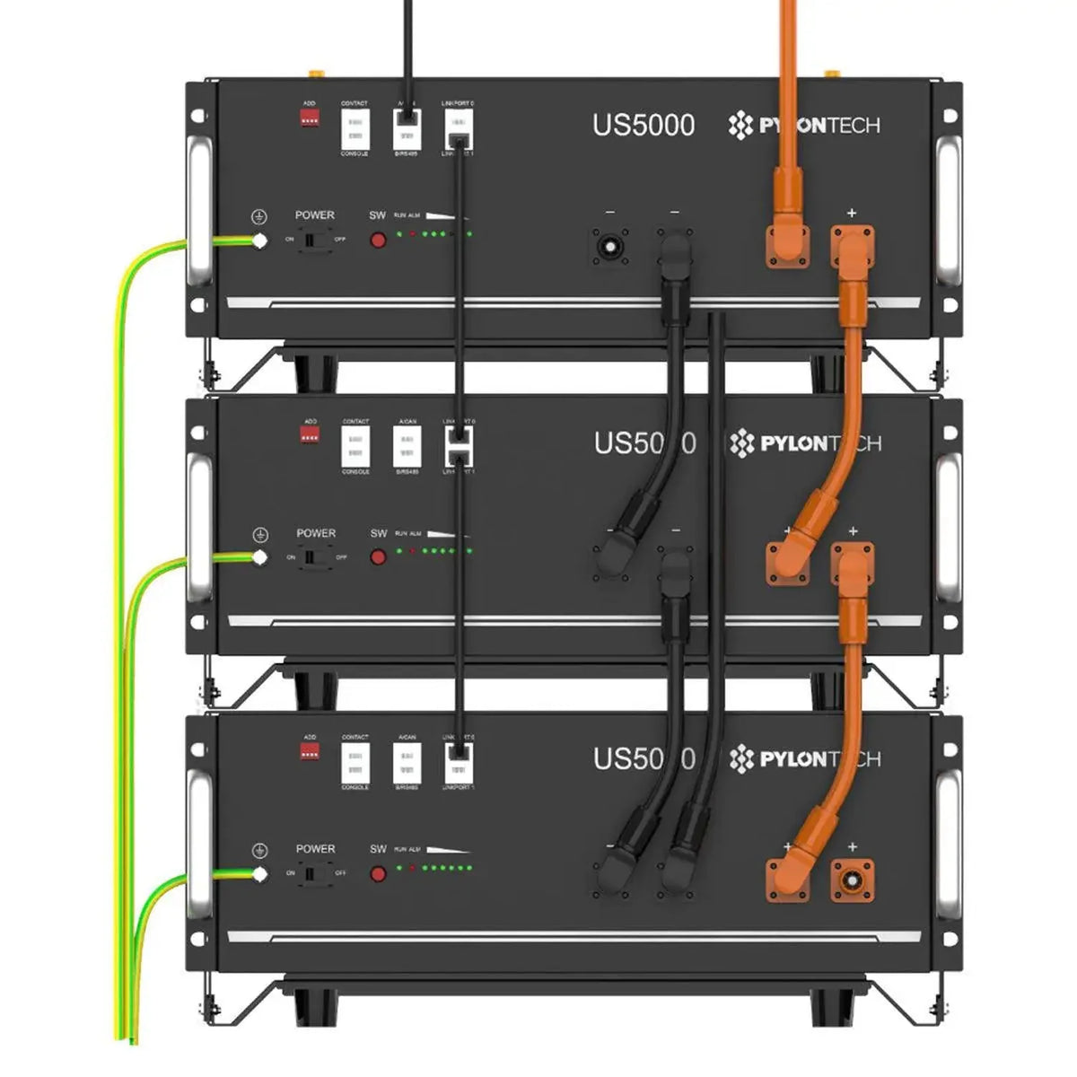 Pylontech US5000 Pack of 3 15kWh Battery Storage Kit