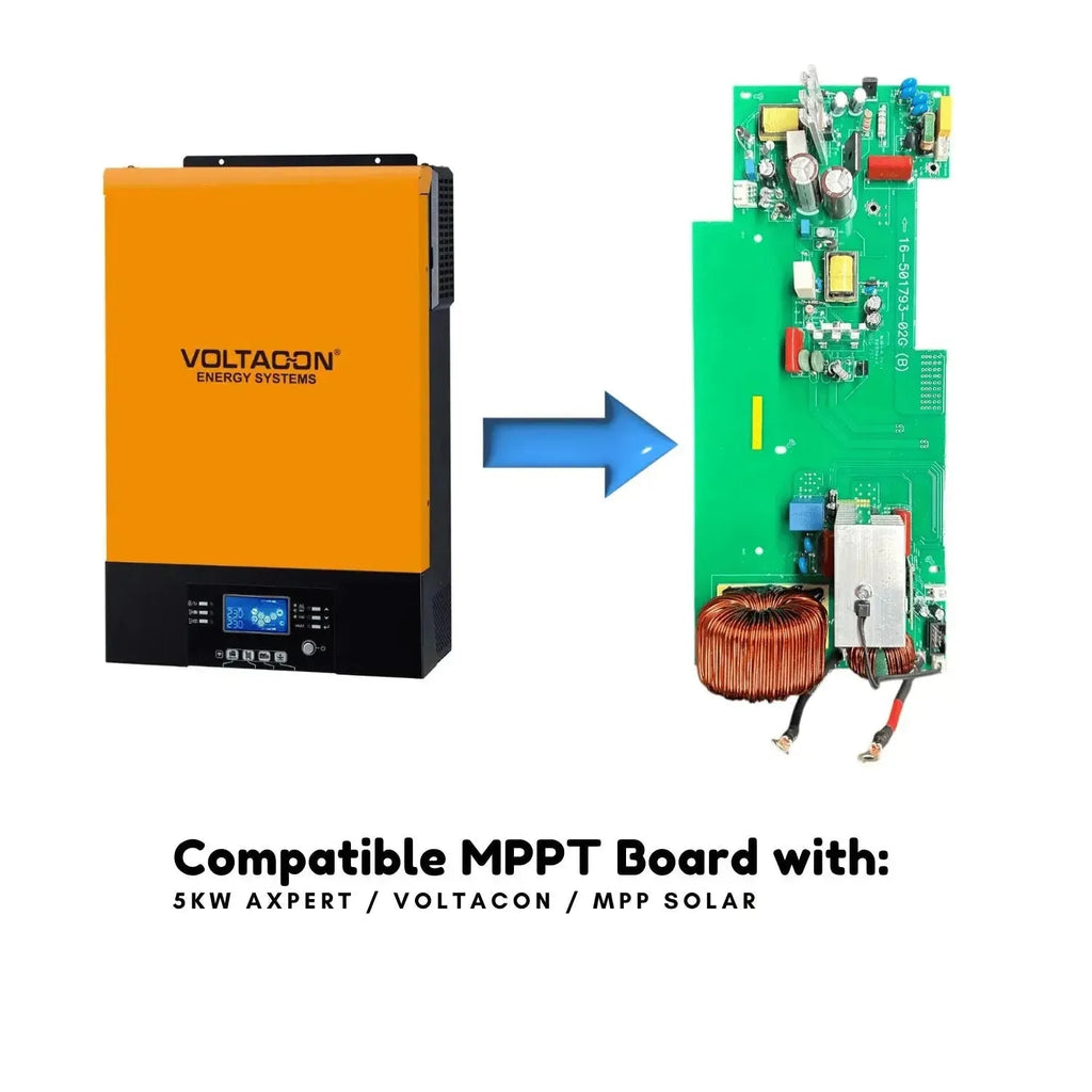 MPPT Replacement Board 120-450VDC for 5kW Off-Grid Inverter | Voltacon