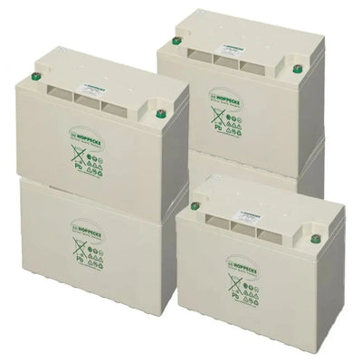 AGM Battery Bank 8kWh 24V 200Ah 8x 6V Cells | Hoppecke