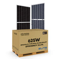 Elite Solar 625W Bifacial N-Type Dual Glass Solar Panel | Pallet of 36