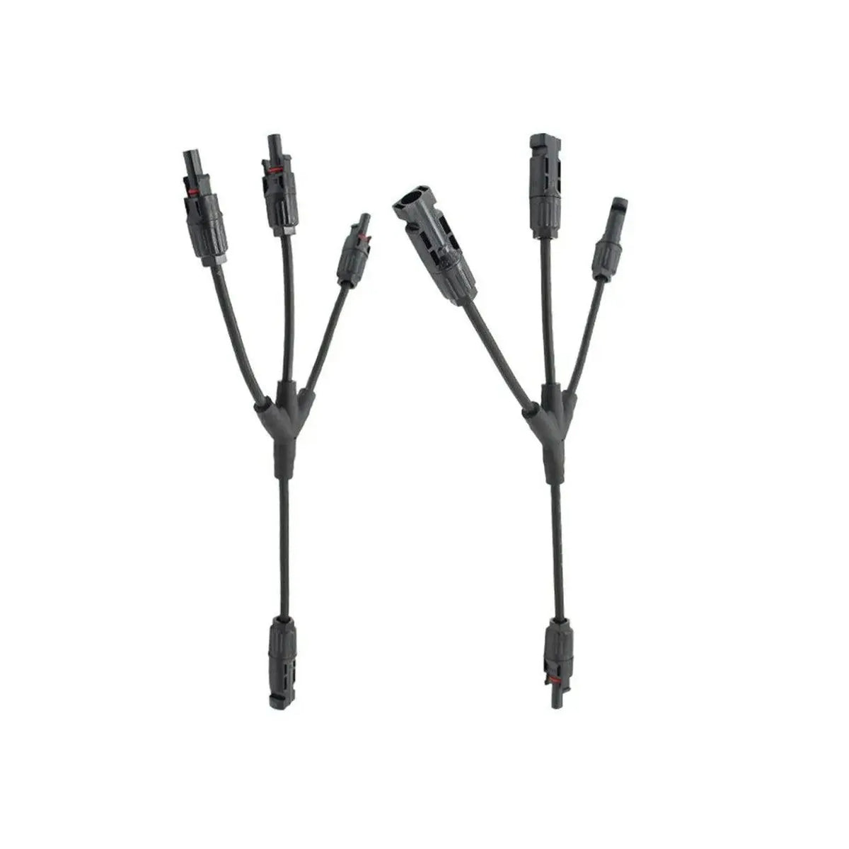 Solar Y-Branch Cable Splitter 3-Way In 1-Way Out MC4-Compatible