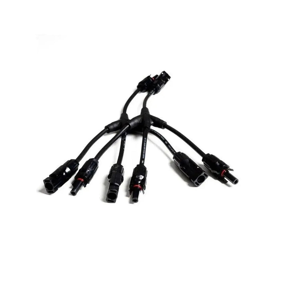 Solar Y-Branch Cable Splitter 3-Way In 1-Way Out MC4-Compatible