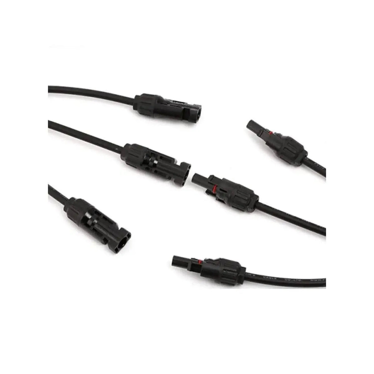 Solar Y-Branch Cable Splitter 3-Way In 1-Way Out MC4-Compatible