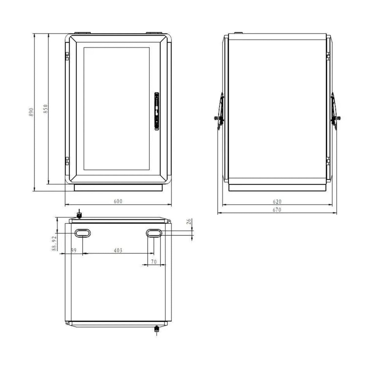 Pylontech US5000 20kWh Lithium Battery Cabinet Kit