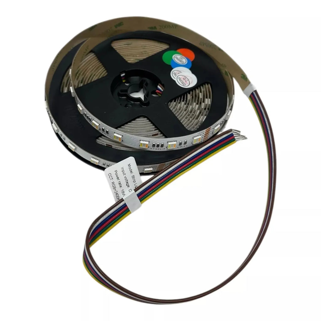 LED Strip Light 5-in-1 RGB CCT Warm & Cool White 24V 5M | Ledison