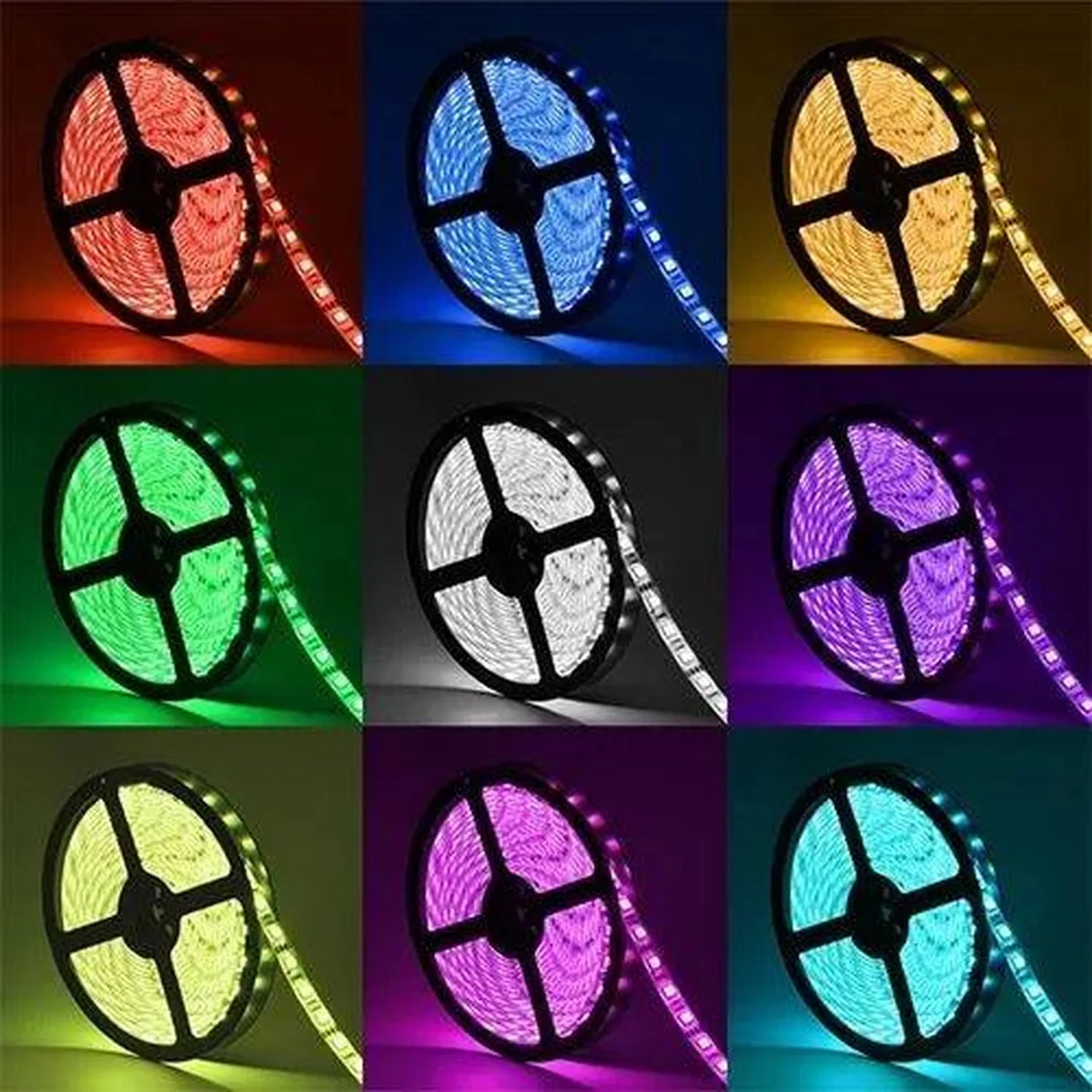 RGB LED Strip Light Kit 5m 12W/m 24V | Ledison