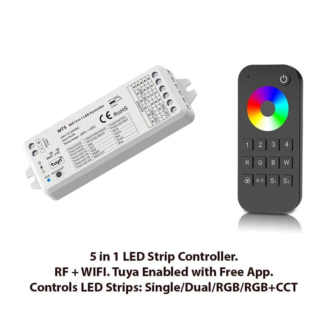 Skydance WT5 WiFi & RF LED Strip Controller | Tuya 2.4GHz