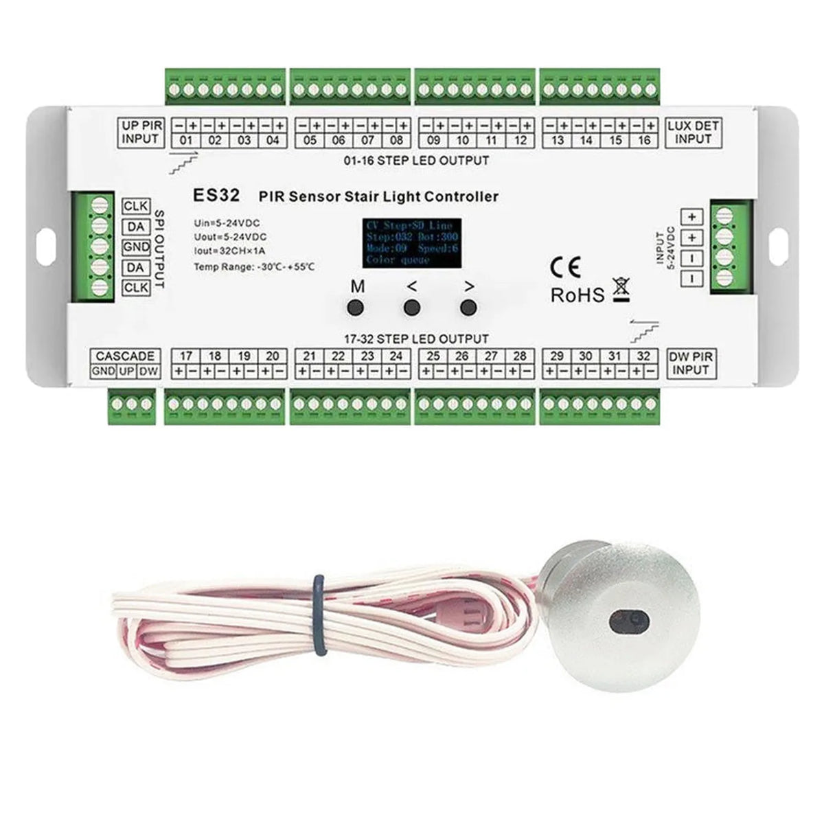 Skydance ES32 Staircase Light Controller for LED Strip | PIR Sensor