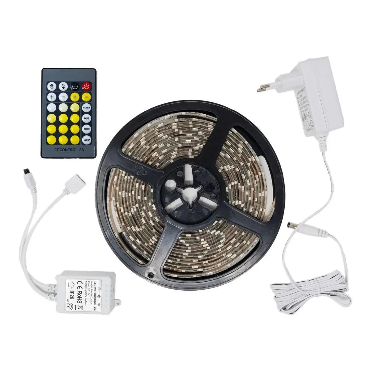 Smart WiFi LED Strip Light 5m CCT 12V 24W | Ledison