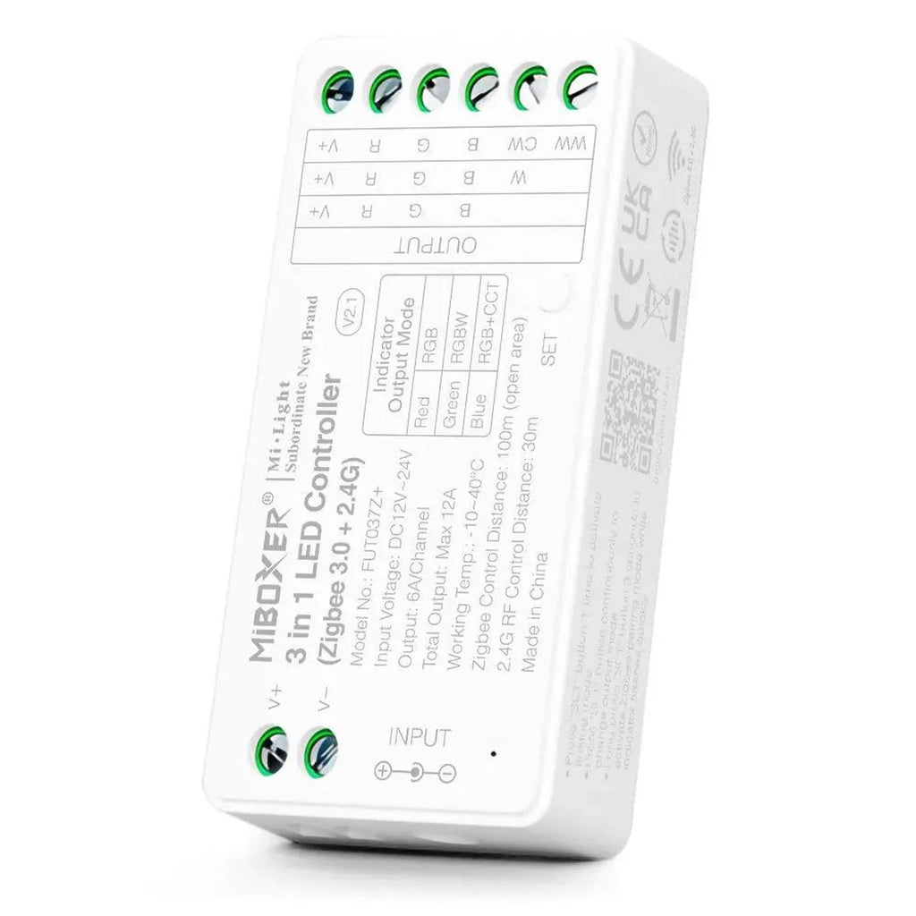 LED Strip Controller Zigbee 3.0 +2.4G RGB/RGBW/CCT | FUT037Z+