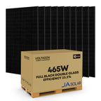 JA Solar 465W Full Black Solar Panel Pallet of 10 | JAM54D41-465/LR