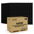 JA Solar 465W Full Black Panels Pack of 12 | JAM54D41-465/LR