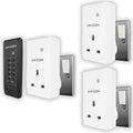 UNI-COM Remote Control Sockets Pack of 3 | 20m Range