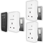 UNI-COM Remote Control Sockets Pack of 3 | 20m Range